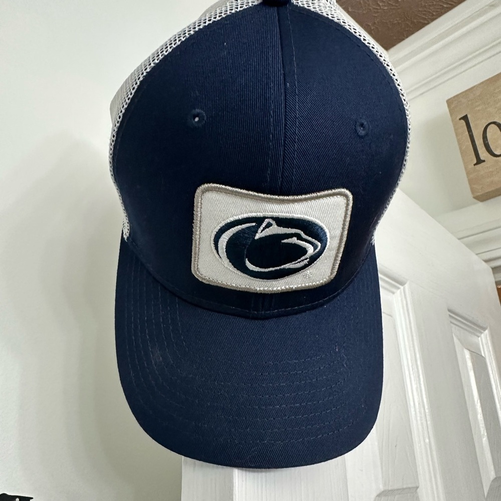Nike Navy and White Trucker Hat